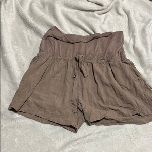 Hello MIZ High Waist Brown Shorts